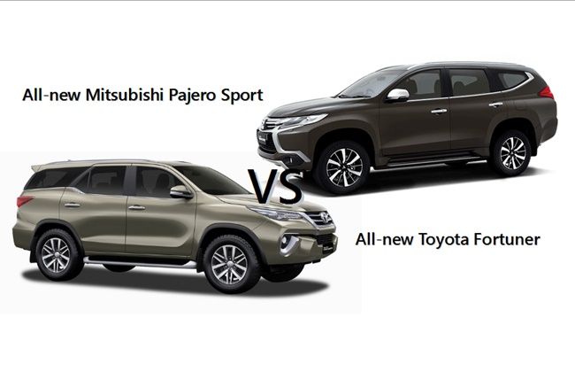 Komparasi Mitsubishi Pajero Sport vs Toyota Fortuner, Pertarungan Generasi Kedua