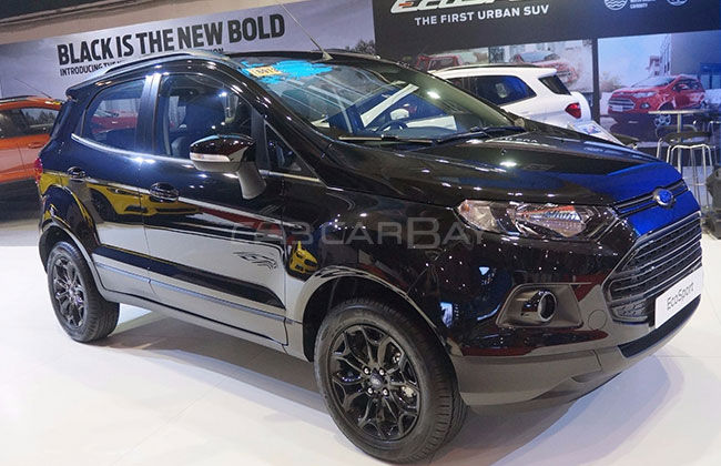 Ford EcoSport BLACK Edition Debarks @ 2016 MIAS 
