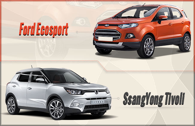 Ssangyong Tivoli Lock Horns with Ford EcoSport