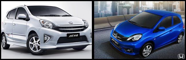 Komparasi Honda Brio Satya Facelift VS Toyota Agya TRD S 