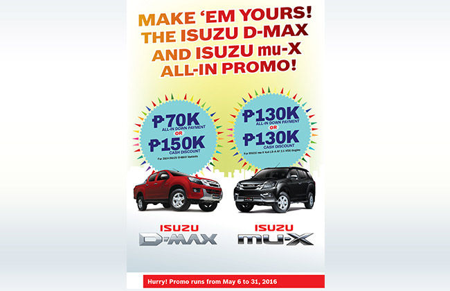 New Month New Promo!! Isuzu Philippines Announces May Promo