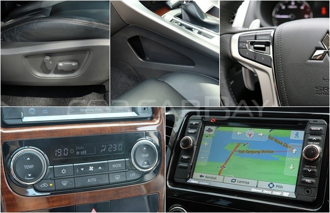 fitur di kabin Pajero Sport cukup lengkap