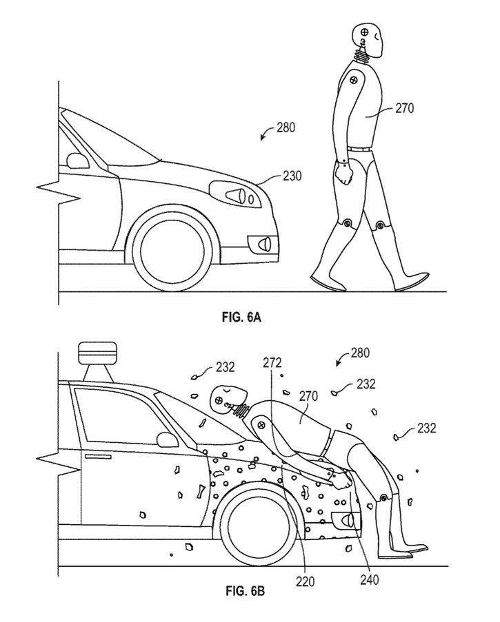 Google Patents the Glue that'll Stick Pedestrian to Hood 