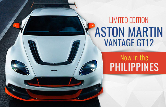 Limited Edition Aston Martin Vantage GT12 Landed In Manila – Only 1 Unit Available