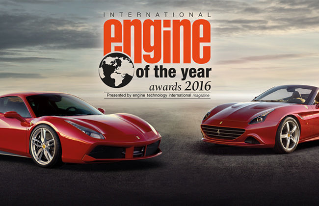 Ferrari Receives 2016 International Engine of the Year Award 