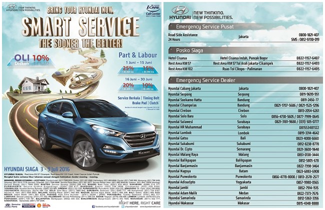 Hyundai Siapkan Smart Service Dan Hyundai Siaga Untuk Mudik Hyundai Siapkan Smart Service Dan Hyundai Siaga Untuk Mudik