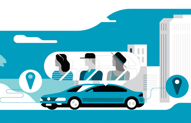 Car pool Infographic