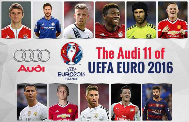 The Audi XI of UEFA EURO 2016