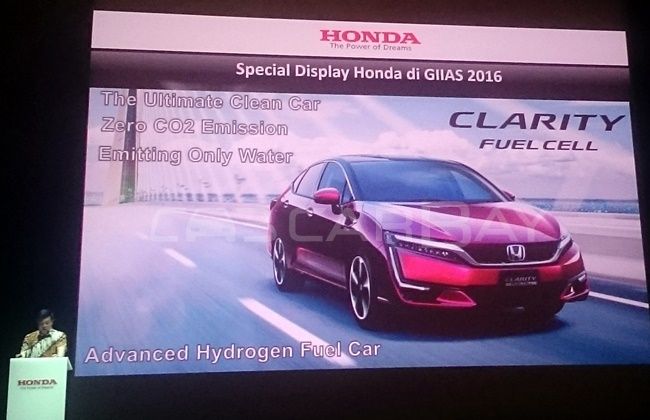 Honda Clarity Fuel Cell akan Mejeng di ajang GIIAS 2016