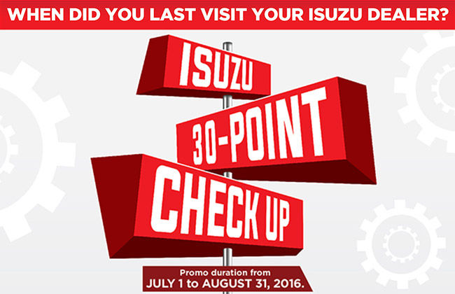 Isuzu Philippines Organizes Free Checkup Camp For Its Models