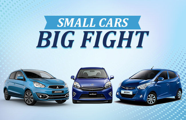 Mightiest Amongst the Smallest: Mitsubishi Mirage Or Hyundai Eon Or Toyota Wigo 