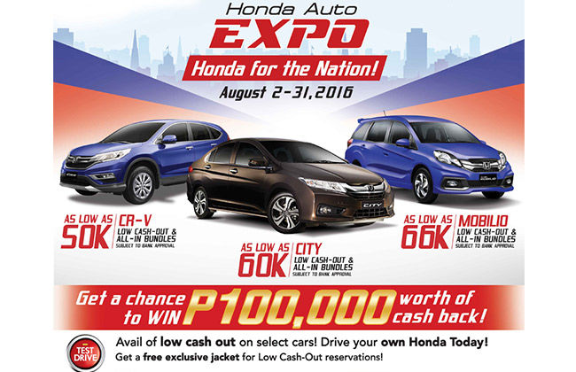 Honda Philippines Showers August Promo – There's Lots For New & Existing Customers