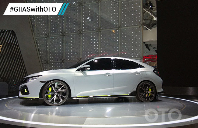 Honda Civic Hatch Concept Staged At GIIAS 2016