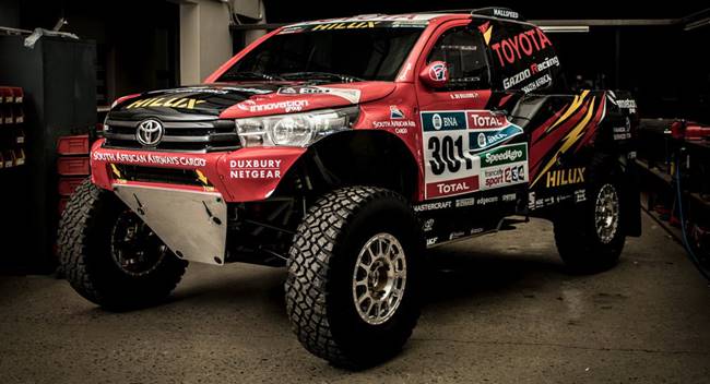 Toyota Siapkan Hilux Evo Bermesin V8 Untuk Rally Dakar