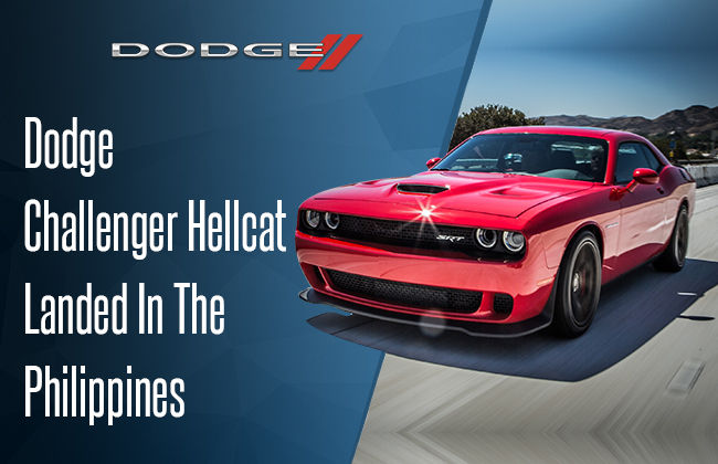 With Only 10 Units, Dodge Challenger Hellcat Introduced In The Philippines