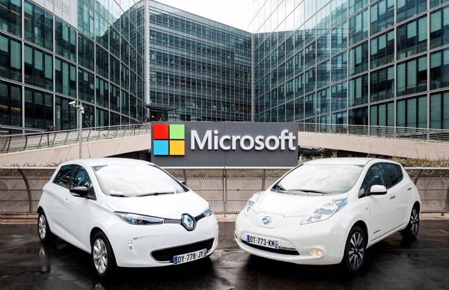 Renault-Nissan Jalin Kerja Sama dengan Microsoft