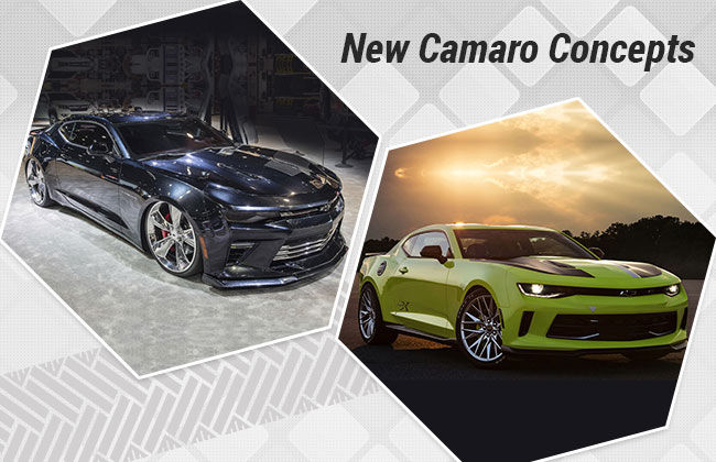 Chevrolet Camaro concepts showcased at 2016 SEMA Show