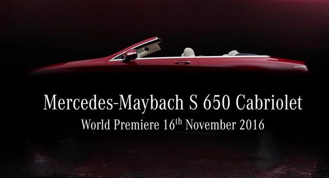 Mercedes-Maybach Cabriolet Meluncur Besok!