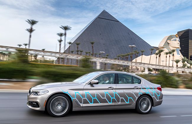 BMW Self-Driving 5 Series and Hologram Interior revealed at CES