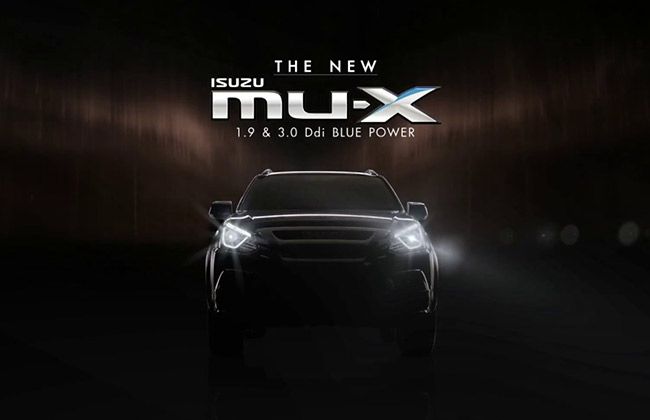 2017 Isuzu mu-X teaser released