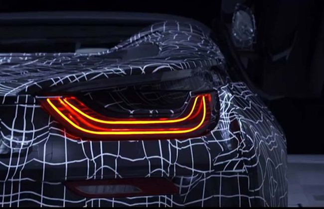 2018 BMW i8 Roadster teaser released