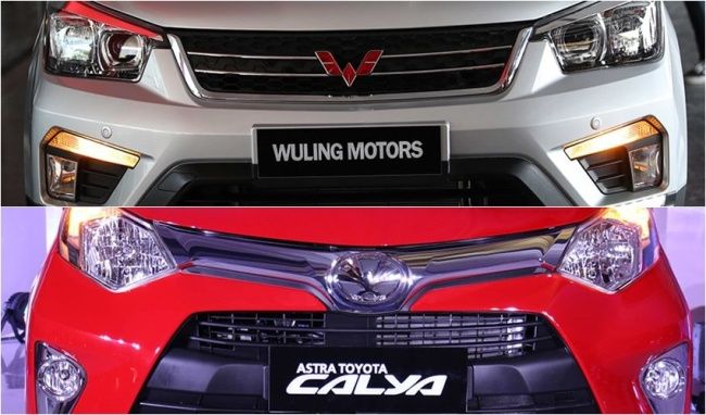Wuling Confero S vs Toyota Calya Wuling Confero S vs Toyota Calya