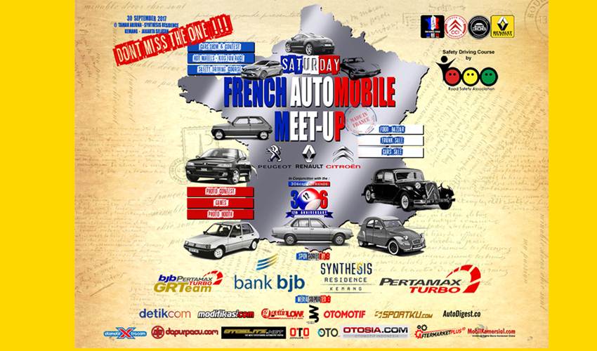 Punya Mobil Prancis? Wajib Datang Saturday French Automobile Meet UP 2017!