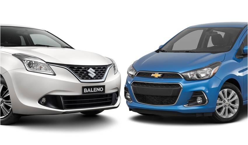 Suzuki Baleno vs Chevrolet Spark 1.4 LTZ