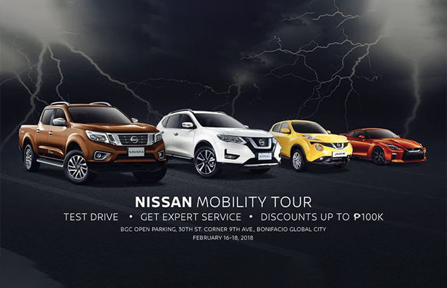 Nissan Announces its Mobility Tour from 16th to 18th Feb