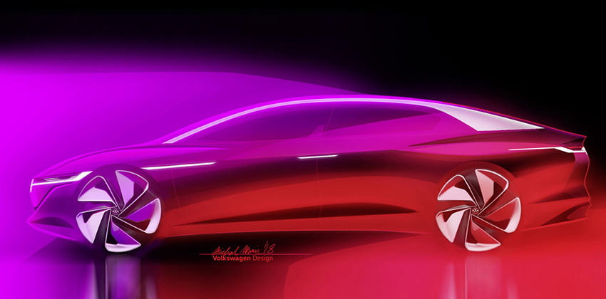 VW I.D. VIzzion sketch