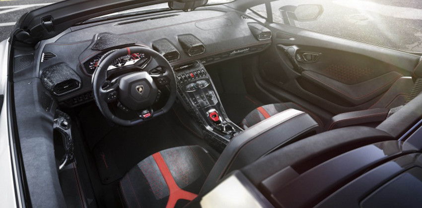 Lamborghini Huracan Performante Spyder Cabin Image