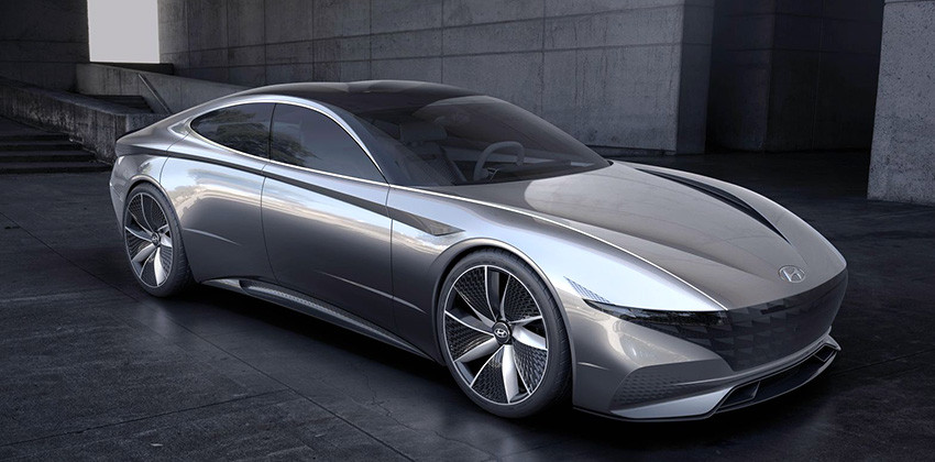 Hyundai's Le Fil Rouge concept side profile