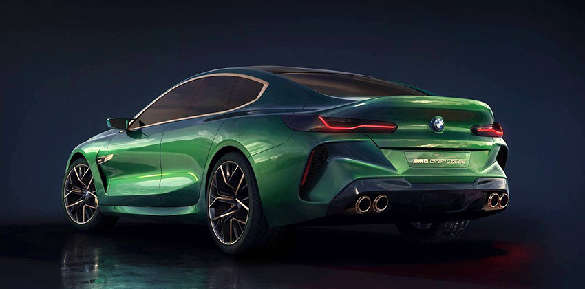 BMW 8 Series Gran Coupe rear pic