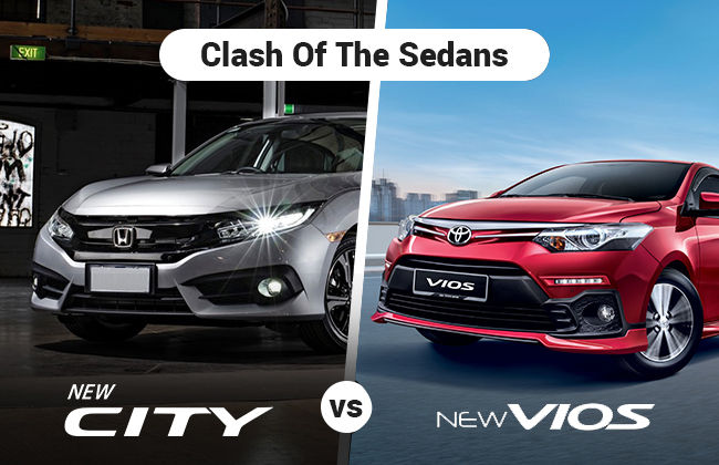 Neck-to-neck sedan fight - Honda City vs Toyota Vios