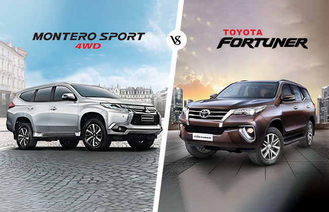 Know the better pick - Toyota Fortuner vs Mitsubishi Montero Sport