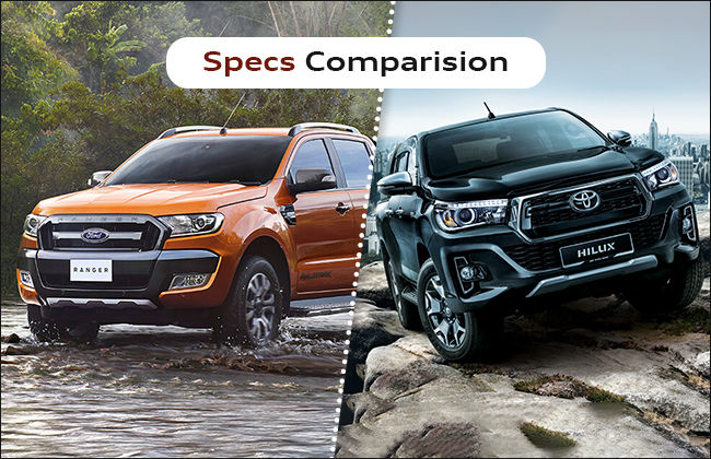Ford Ranger vs Toyota Hilux: Specifications Comparison