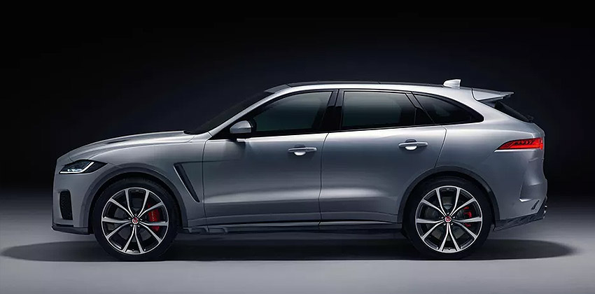 Jaguar F-Pace SVR side image