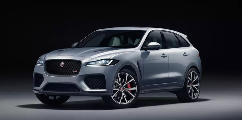 Jaguar F-Pace SVR front profile