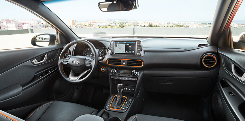 all-new Kona interior