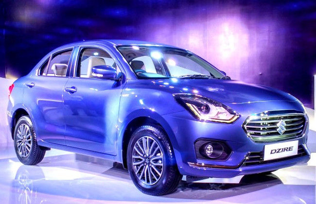 2018 Suzuki Swift Dzire unveiled at the MIAS 