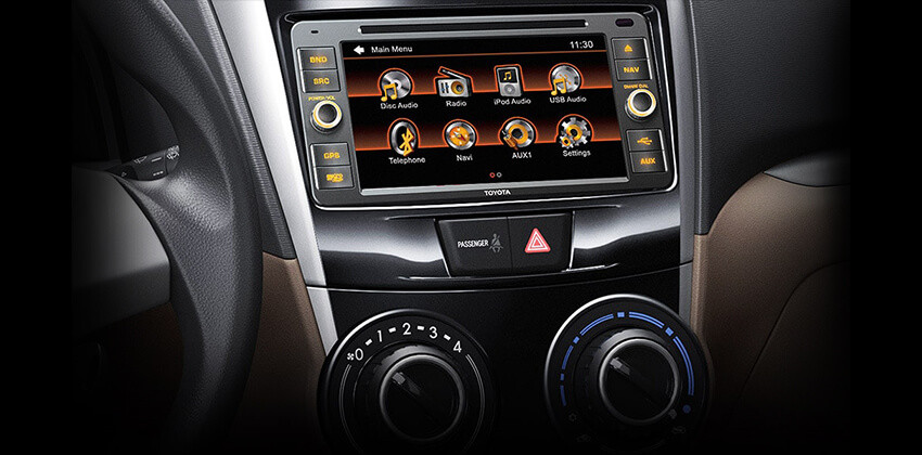 Toyota Avanza infotainment system