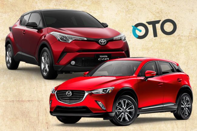 Perbandingan Toyota C-HR dan Mazda CX-3 Perbandingan Toyota C-HR dan Mazda CX-3