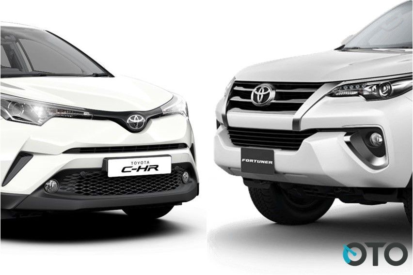 Punya Rp 500 juta, Mending Toyota C-HR atau Toyota Fortuner?