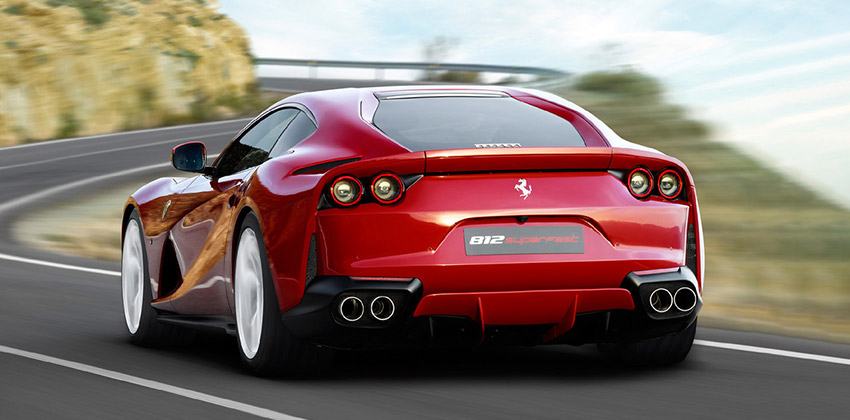Ferrari 812 Superfast rear