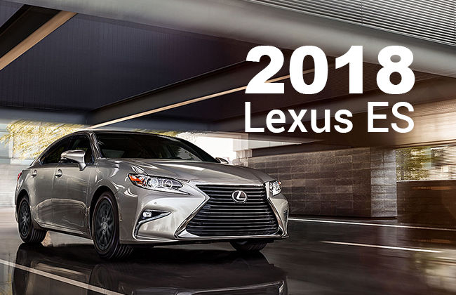 2018 Lexus ES Images Revealed; Detailed Unveil At Beijing Motor Show