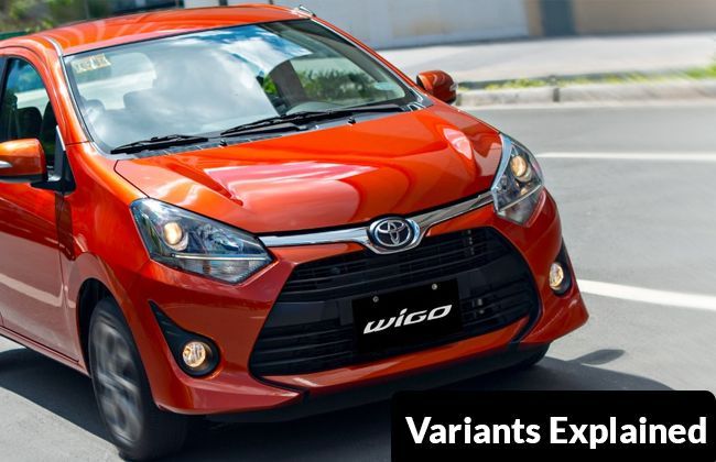 Toyota Wigo: Variants explained