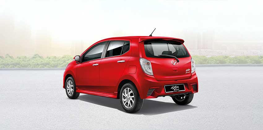 Perodua Axia Rear