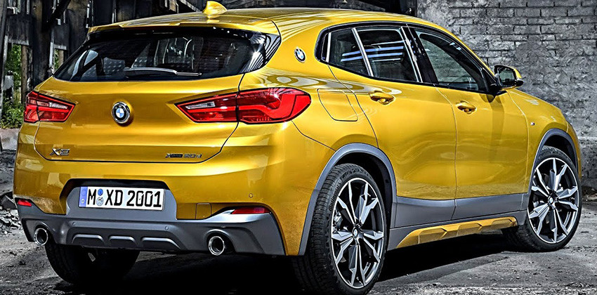 BMW X2 rear
