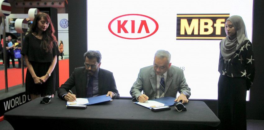 New delearship signing ceremony between KIA and MBf