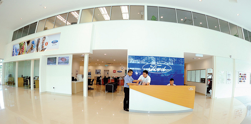 new Ford dealership in Kuching